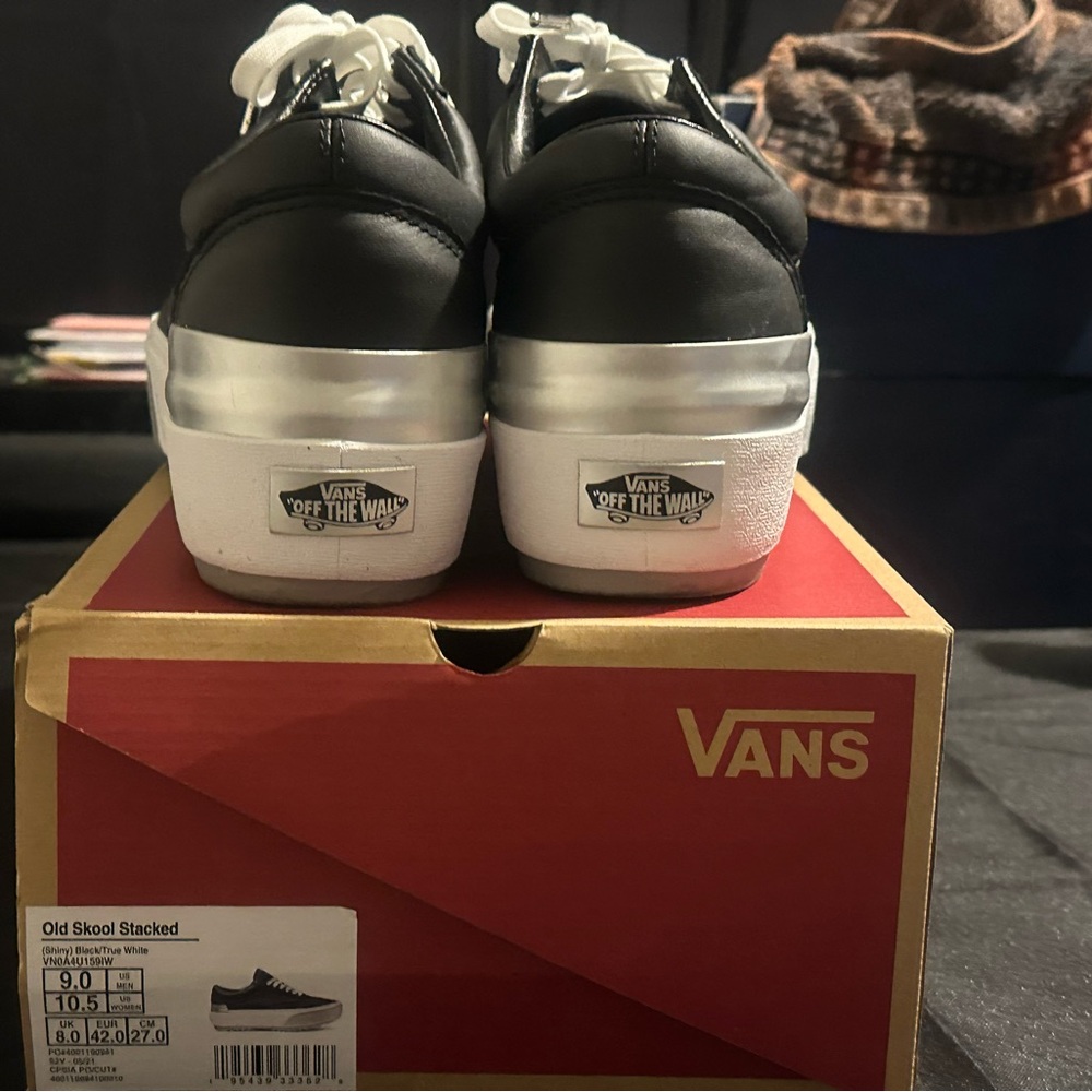 Vans Old Skool Stacked Women’s Platform Shoe, Size 10.5. Used